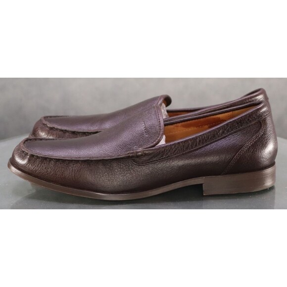 Coach Thomas $295 Men's Slip Ons Loafers Shoes Size 11 D Leather Brown - Picture 2 of 11